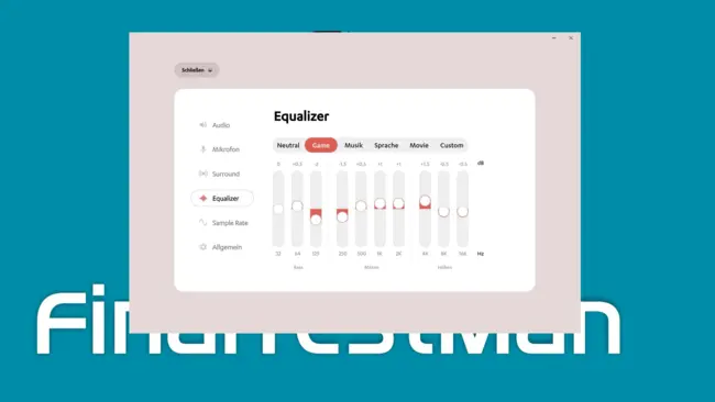 Teufel ZOLA Software - Equalizer Einstellungen