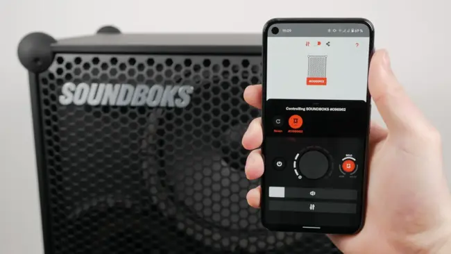 SOUNDBOKS Update der App mit Equalizer-Funktion