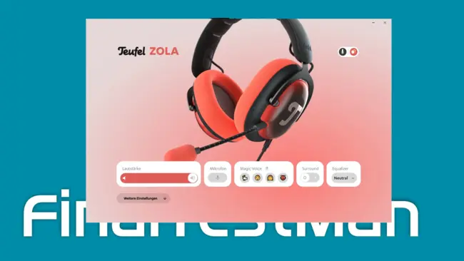 Teufel ZOLA Software - Startseite Übersicht